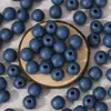 Acessórios de Contas de Madeira Coloridos Macaron DIY Ecológico Madeira Natural Contas Redondas Polidas Pulseira Colar Acessórios de Joias com Contas