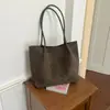 Bolsa tote de gran capacidad, estilo casual, color liso, nueva versión coreana otoño 2026, bolso de mano y bolso de hombro personalizados para el trabajo y el trayecto
