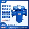Cesta Filtro Dispositivo de Descontaminación de Paso Recto de Acero Inoxidable Filtro con Brida Azul Filtro de Cabello Dn50