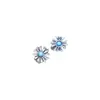 Pendientes Pequeños de Flor de Cruz de Plata de Ley S925 para Mujer, Joyería para Orejas de Rosca Estilo Vintage Nuevo Tendencia 2026