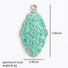 Europa y Estados Unidos más vendidos joyería retro de aleación colgante etiqueta de patrón irregular accesorios para colgante de collar DIY