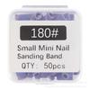 Popular Anel de Lixa Mini 3MM Anel de Lixa Pequeno Rolamento de Anel de Lixa Remoção de Unha de Manicure Anel de Lixa Anel de Lixa Mini Branco para Nail Art