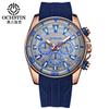 Relógio Masculino Multifuncional Seis Pinos Augustine ochstin Mostrador Grande Moda Esporte Pulseira Luminosa Relógio GQ094