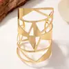 Pulsera cruzada europea y americana nueva moda geométrica hueca personalidad de nicho femenina creativa abierta Pulsera Diaria