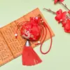 Bolsita estilo tradicional, bolsita vacía, bolsa pequeña verde portátil, kit de materiales para manualidades, bolsita estilo chino