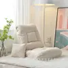 Sofá Perezoso Tatami Sofá de Dormitorio Individual Sofá de Sala de Estar Balcón Plegable Dormitorio Sofá Individual Silla de Piso con Respaldo