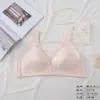 Ropa interior fina para mamá Sujetador tipo chaleco para mujeres de mediana edad y mayores Transpirable Malla Fresca Verano Sujetador sin aros Talla Grande