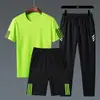 Trajes Deportivos Transfronterizos para Hombre, Verano 2022 Nuevas Camisetas al por Mayor con Shorts Elegantes, Ropa Deportiva al por Mayor