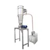 Máquina de alimentação a vácuo em aço inoxidável, máquina de sucção de pó totalmente automática por pressão negativa, transportador de partículas selado, máquina de sucção de areia de granada