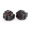 Conector de Chicote Elétrico Automotivo 34 Pinos 6437288-1 Conector de ECU Carcaça Plástica para Uso em Veículos