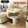 Mesas de Cabeceira Cuidadosamente Selecionadas, Mesas Pequenas Criativas para Quartos, Prateleiras de Armazenamento de Mesa de Cabeceira Pequenas e Simples Modernas para Apartamentos Pequenos