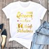 Nueva Fabulosa Camiseta con Gráfico de Corona Impresión 3D para Mujer Fas