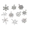 Accesorios de Joyería de Aleación DIY 10 Tipos de Colgantes de Copo de Nieve Vintage Venta Caliente Transfronteriza Collares Pulseras Decoración de Llaves Colgantes