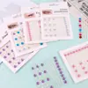 088 fábrica de girasoles al por mayor pegatinas de maquillaje para ojos con pedrería de perlas pegatinas de diamantes para la cara pegatinas de maquillaje decoración de escenario para niños