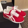 Couro Genuíno Solado Grosso Leve Sapatos Brancos de Treinamento Alemão Feminino Outono 2026 Novos Versáteis Solado Grosso Casuais Esportivos Sapatos Forrest Gump
