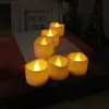Lámpara de vela LED de simulación de vela electrónica diseño creativo lámpara de calle LED propuesta romántica lámpara de columpio lámpara de ambiente de cumpleaños