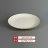 Vajilla Comercial Imitación Porcelana Melamina Tazones y Platos Pequeños, Platos Planos Bicolor, Platos Redondos, Tazones para Sopa, Especialmente Diseñados para Cadenas de Restaurantes de Comida Rápida