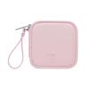 Bolsa para guardar llaves BUBM, exclusiva transfronteriza, sencilla, ligera, de alto valor, de poliuretano sensible a la piel, impermeable, resistente a arañazos, color sólido, para auriculares.