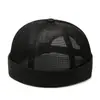 Comercio Exterior Verano Calado Sin Visera Calavera Unisex Hip Hop Delgado Transpirable Sombrero de Propietario Moda Exterior Sombrero de Malla