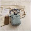 Moda coreana-estilo Corduroy moda marca portátil pequena bolsa quadrada verão novo elegante estudante mulheres ombro crossbody bag
