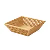 Sala de estar Cesta de Bambú Hueco para Frutas y Verduras Hogareña Bandeja de Almacenamiento de Frutas Plato para Frutas y Snacks Cesta de Pan Venta al por Mayor
