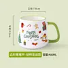 Caneca de Presente de Natal Fofa Transfronteiriça Desenho Animado Cerâmica de Alto Valor Caneca Souvenir de Feriado Copo de Água Personalização