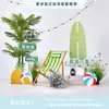 Cenário de Montagem de Evento com Tema de Verão Display de Loja em Shopping de Verão Decoração de Prancha de Surf Fundo de Decoração com Placa Kt