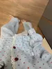 Pijama de Gasa de Algodón con Estampado de Lunares Inspirado en el Diseño para Mujer, Nuevo Estilo Primavera y Otoño 2025, Conjunto de Ropa de Casa de Algodón Puro, Gasa de Doble Capa
