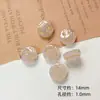 Cuentas de vidrio de Praga doradas vintage cuentas diy joyería hecha a mano pulsera collar cadena para teléfono móvil con cuentas accesorios