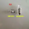 Equipamento de máquina-ferramenta instrumento lâmpada pequena 12v0.1A E10 T10 * 28 parafuso pequena conta elétrica lâmpada indicadora