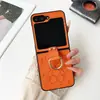 Oso Lindo Entrecerrando los Ojos Adecuado para Funda de Teléfono Móvil Samsung Zflip7 Anti-Caída Flip5/6 Celebridad de Internet Dibujo Animado Estilo Caliente Nuevo