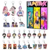 Calendario de Cuenta Regresiva Navideña para Grupo de Chicas Cazadoras de Kpop Transfronterizo Caja Sorpresa Llavero Plano de Acrílico para Coche Colgante