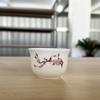 Suministro de fábrica copa de vino de cerámica blanca copa de sake estilo japonés copa para licor taza taza taza taza taza al por mayor