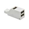 Estação de Docking 3 em 1 Hub USB 3.0 Dock de Expansão de 3 Portas Hub Divisor de Alta Velocidade Adaptador Externo Multi-Porta para Laptop