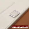 Puxador de Liga de Zinco Sólida com Acabamento Escovado, Puxador Moderno Minimalista Espessado Longo para Gaveta, Guarda-roupa, Porta de Armário 96, Venda Direta de Fábrica