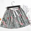 Pijama de Algodão e Seda de Comércio Exterior Novo de Verão Calça Feminina Fina Confortável Solta plus size Calça de Perna Larga Shorts de Algodão Wall Desenho Animado