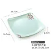 Prato Oval Vermelho para Noites Nevadas, Prato de Jantar Estilo Ocidental, Prato Quadrado para Bife, Prato Criativo de Melamina com Formato Irregular Imitando Porcelana para Uso Comercial em Restaurantes