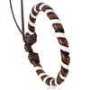 Suministro directo de fábrica pulsera vintage de piel de vaca tejida a mano simple para combinar con todo ajustable accesorios para mujer joyería transfronteriza