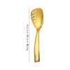 Cuchara Pública de Acero Inoxidable 304 Transfronteriza Pala Ranurada Mango Cuadrado Engrosado Cuchara para Platos de Restaurante Cuchara para Arroz Cuchara para Arroz Doméstica