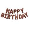 Paquete de globos de feliz cumpleaños Colgando letras de feliz cumpleaños Guardería Diseño de fiesta de cumpleaños para bebé