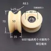 Roda de Polia com Rolamento de Nylon em U Roda de Trilho Guia de Cabo de Aço Roda de Polia de Nylon Rolo Ranhurado Roda de Plástico Roda Guia
