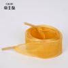 Encaje de hilo de nieve cinta de encaje de seda encaje de 2.5 cm satén color caramelo poliéster color encaje de superficie satén cinta plana ancha