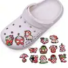 Amuletos para Zuecos Estilo Pastoral: Oveja Linda, Cesta de Flores, Mariposa Hebilla Decorativa de Goma Suave, Accesorios de Hebilla para Zapatos con Temática de Jardín