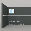Línea de PU Línea de estuco imitación francesa Borde de pared de fondo de TV Tira decorativa Línea de modelado Flor de esquina de techo europea