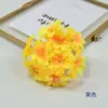 Cabezas de flores artificiales, 9 cabezas de lirios, flores de hortensia artificiales, decoraciones florales artificiales para paredes de flores de boda, arreglos florales, hortensia