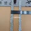 Fita Estilo Tweed Dourada Seda Borda Crua Laço Amarrado à Mão Artesanal DIY Sapatos e Chapéus Têxteis para Casa Roupas Acessórios para Cabeça Renda