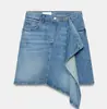 Roupas Femininas Europeias e Americanas AliExpress Venda Quente Moda Casual Saia Jeans Assimétrica