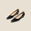 Sapatos de Salto Alto Novos da Primavera Yuanlitong para Mulheres, Estilo Francês de Luxo Leve, Sapatos Femininos de Alta Qualidade, Sola Macia, Confortáveis, Boca Rasa, Sapatos Individuais de Couro Macio