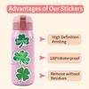 55 St Patrick Quatro-folhas Grama Graffiti Adesivos Decorativos Scooter Caderno DIY Adesivos Fábrica Atacado
