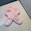 Novo Cachecol Infantil de Inverno Estilo K Fofo Versátil Acolchoado de Pelúcia Masculino e Feminino Bebê Criança Desenho Animado